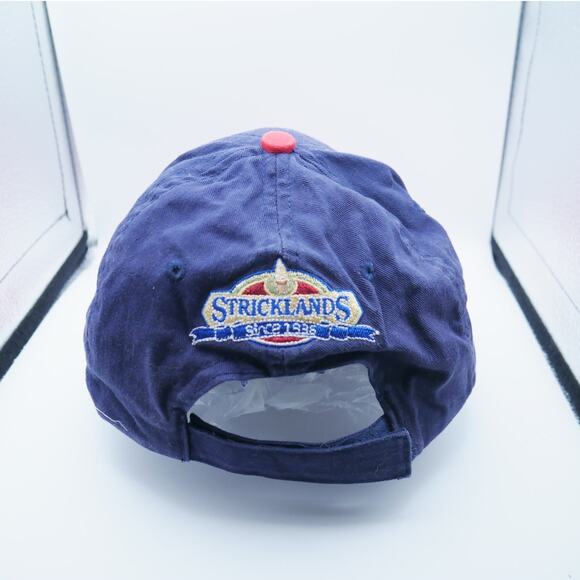 Cleveland Indians Baseball Cap Chief Wahoo Hat Stricklands Embroidered - Picture 3 of 5